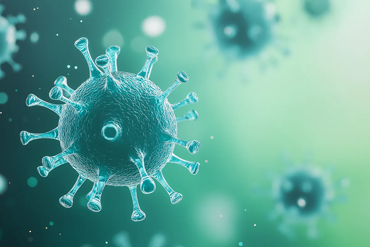 Schemadarstellung Viren